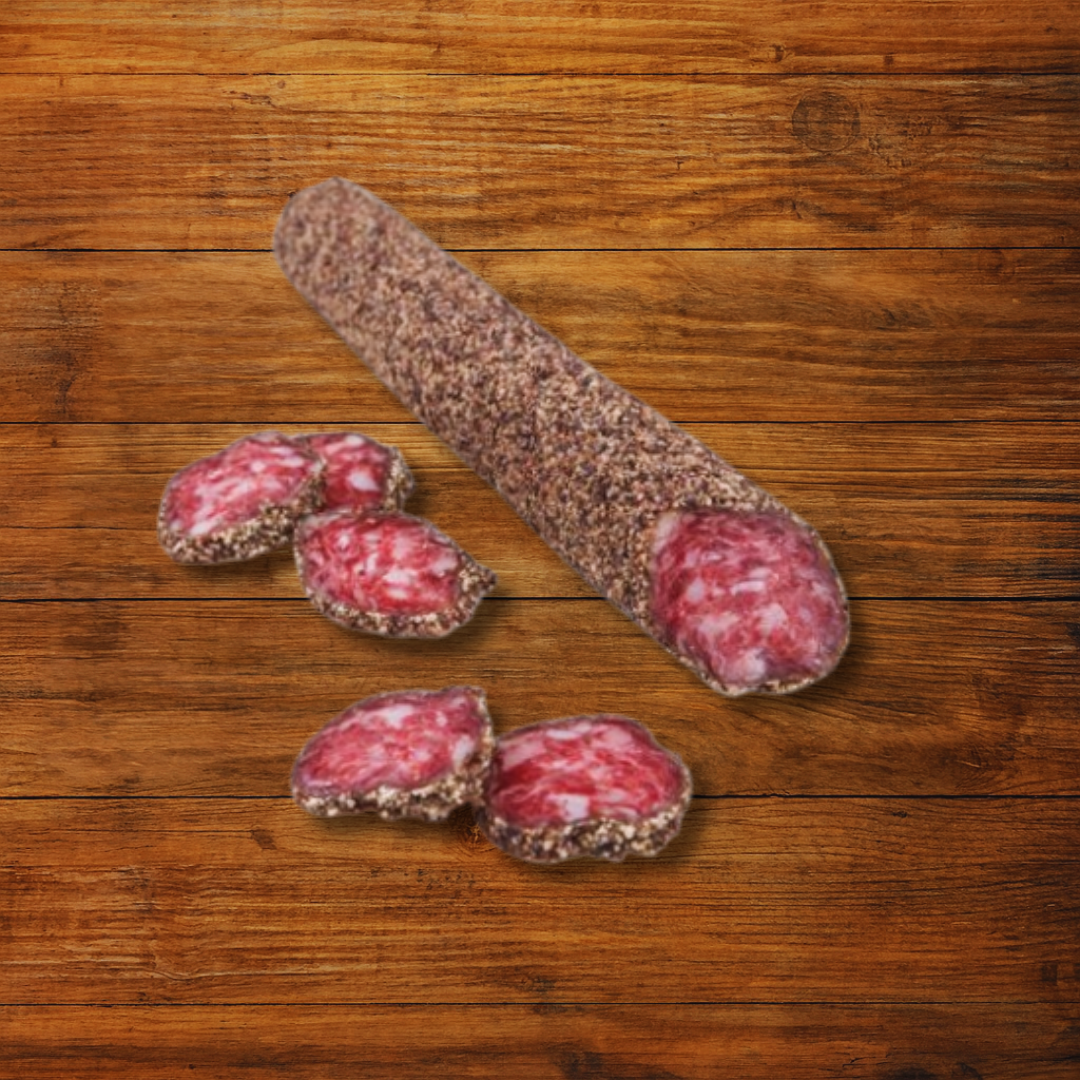 Salchichón a la pimienta