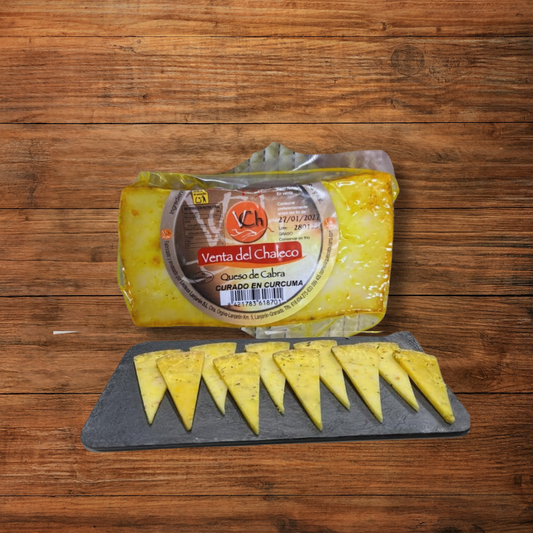 Queso de Cabra Curado con Curcuma