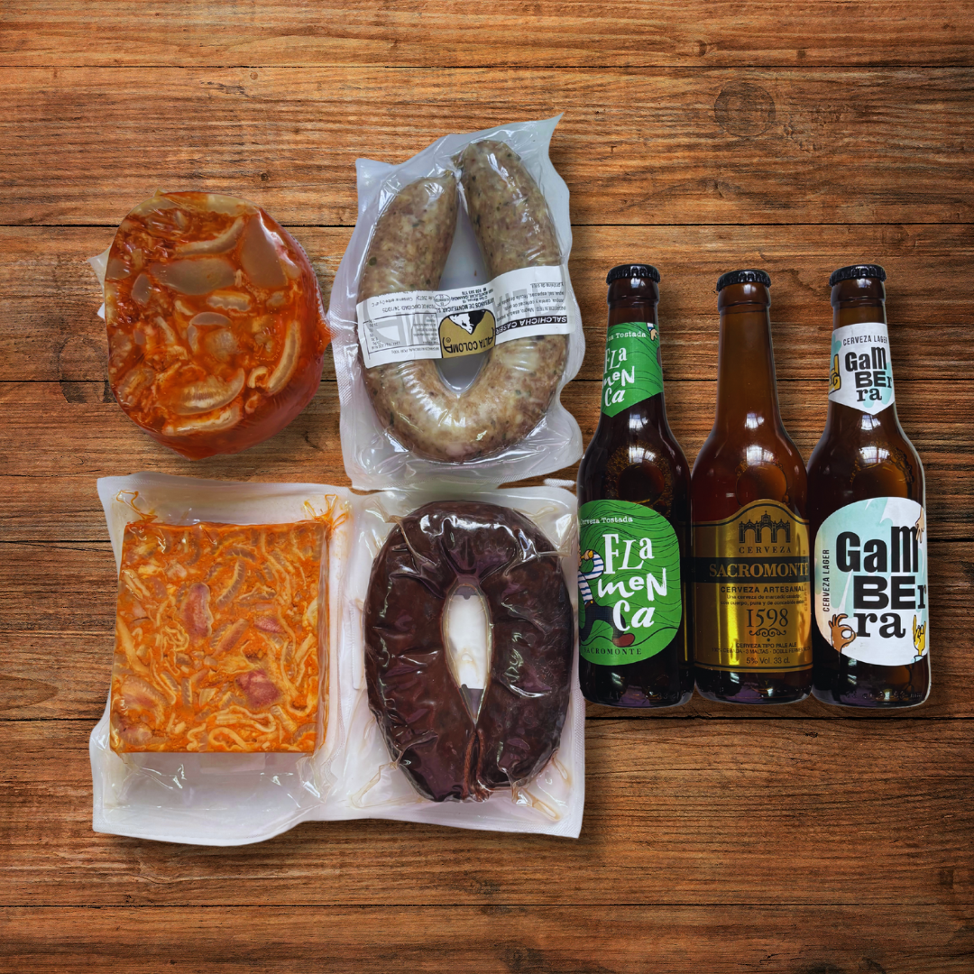 Pack Casa, Calor y Cerveza con callos caseros, embutidos y cervezas artesanas